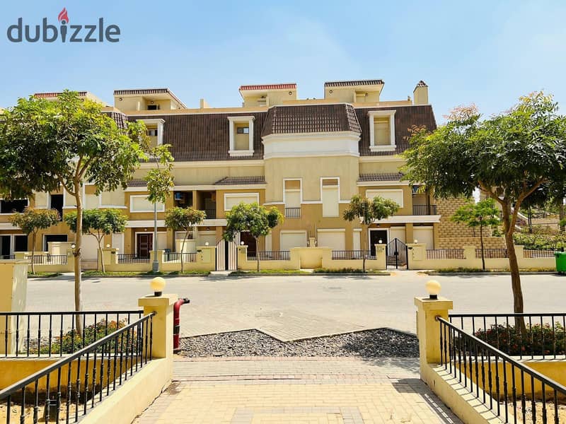 فيلا للبيع 212م كورنر بالتقسيط في كمبوند سراي القاهرة الجديدة | S Villa For Sale 212M Corner Prime View in Sarai Compound 4