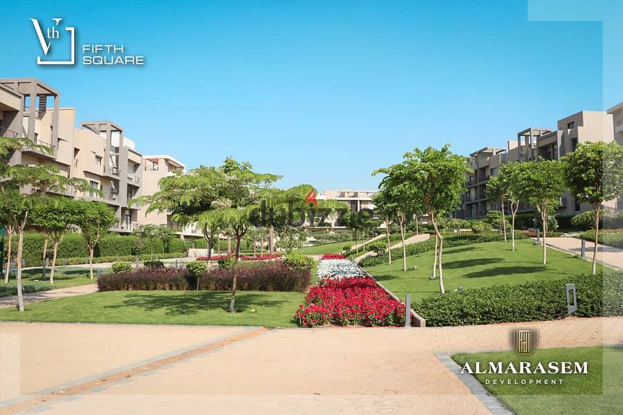 apartment for sale 131 meter fully finished in fifth square by al marassem 5