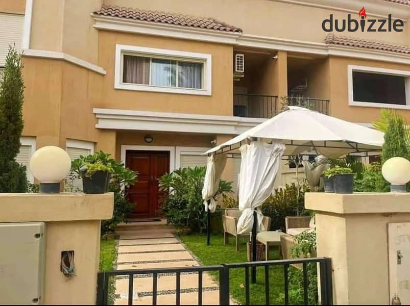 Villa For Sale 239M Prime Location in Sarai New Cairo | اس فيلا للبيع 239م كورنر جاهزة للمعاينة في كمبوند سراي القاهرة الجديدة 0