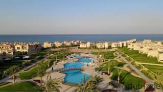 chalet 3 bedroom direct sea view for sale in lavista gardens sokhna