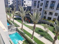 For sale in Fifth Settlement, 172 sqm apartment with garden in Trio Gardens Compound 0