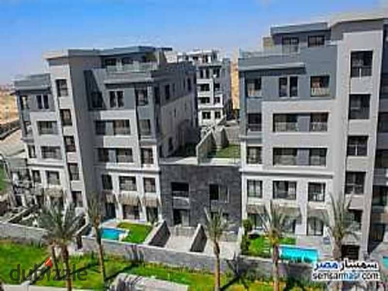 For sale in Fifth Settlement, 172 sqm apartment with garden in Trio Gardens Compound 3