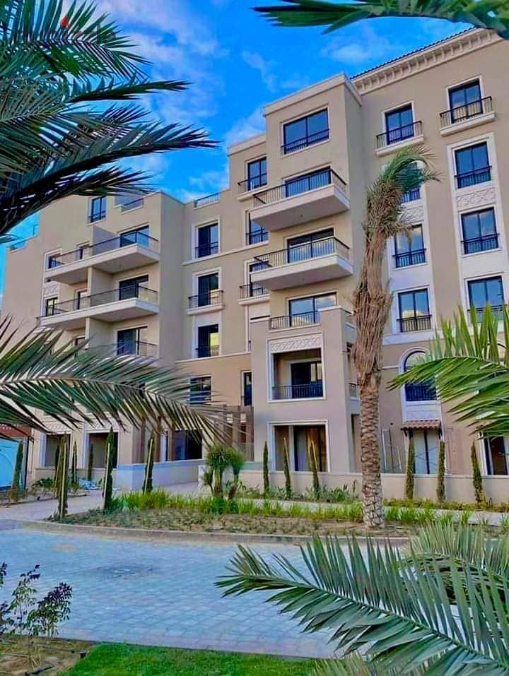 apartment for sale in Village West fully finished location inSheikh Zayed next to Cairo Gate Emaar 1