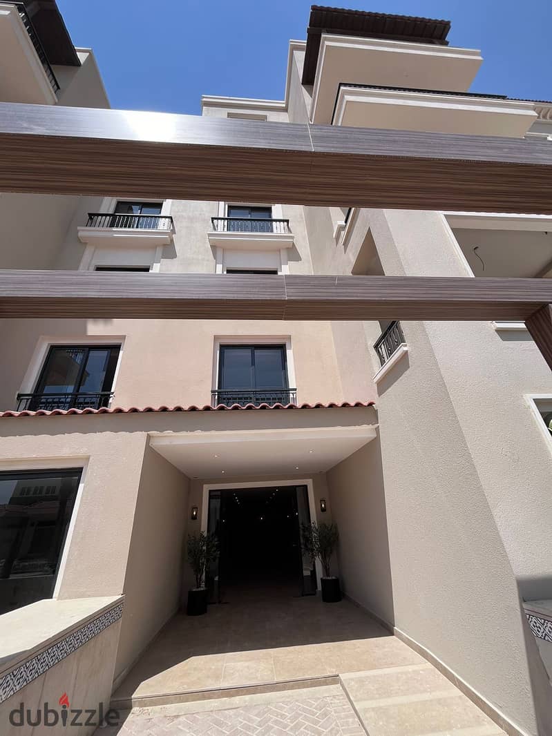 apartment for sale in Village West fully finished location inSheikh Zayed next to Cairo Gate Emaar 7