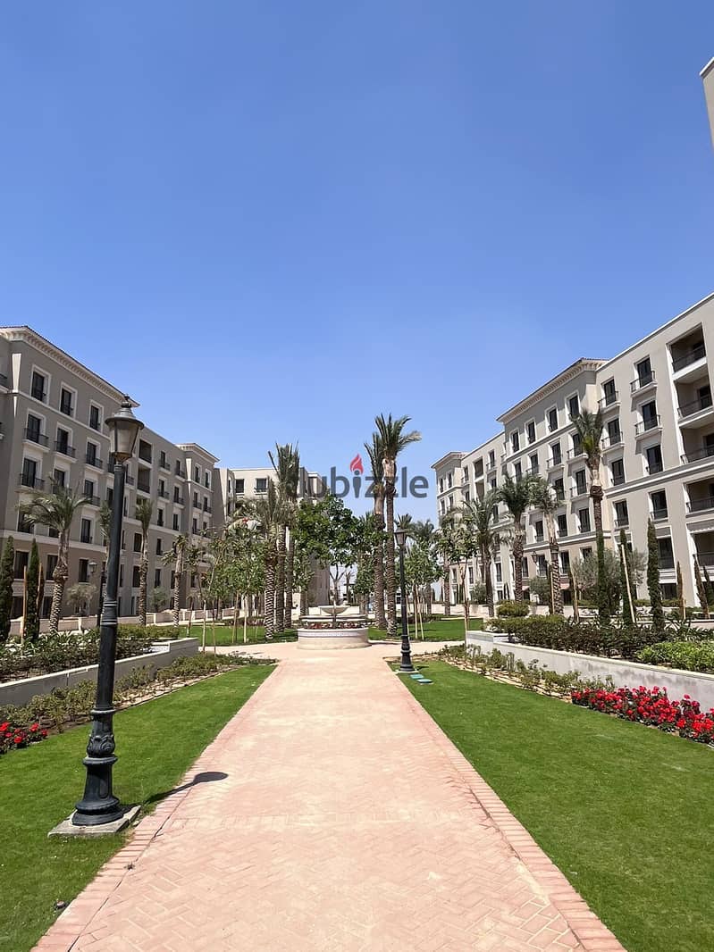 apartment for sale in Village West fully finished location inSheikh Zayed next to Cairo Gate Emaar 9