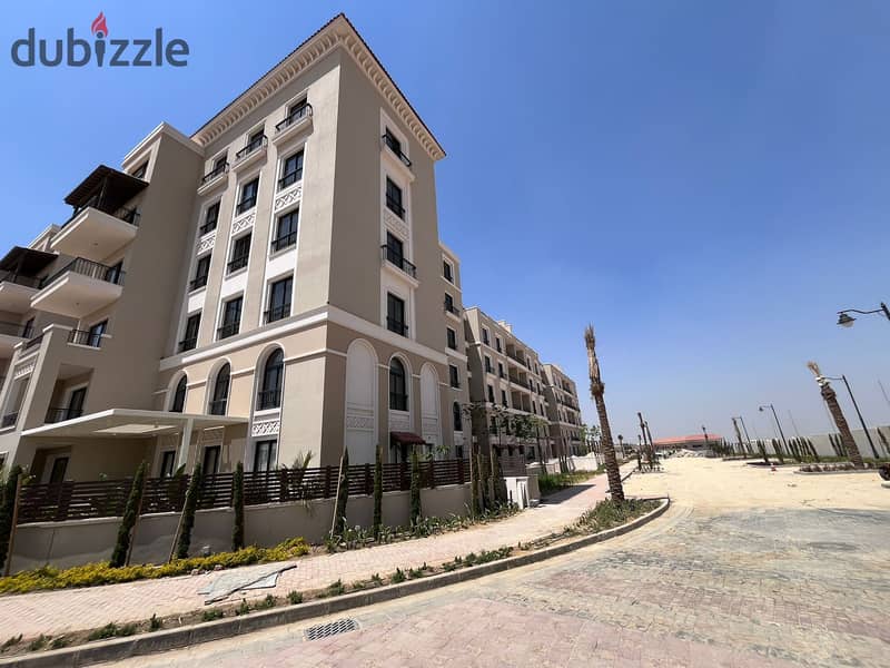 apartment for sale in Village West fully finished location inSheikh Zayed next to Cairo Gate Emaar 11