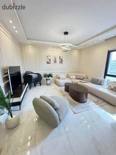 For a quick sale, I own a fully finished apartment at the price of the past in the most prestigious compound in the heart of old Sheikh Zayed, in fron 0