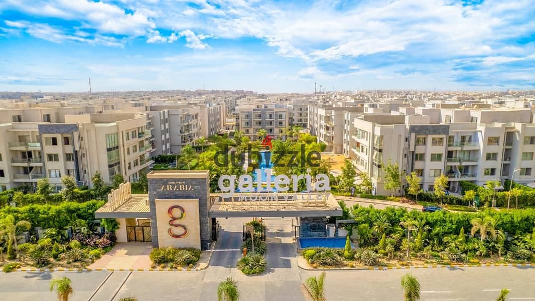 Own apartment in equal installments ready to move with garden 100-m. in the heart of the Fifth Settlement_fully finished_37% cash discount in Galleria 4