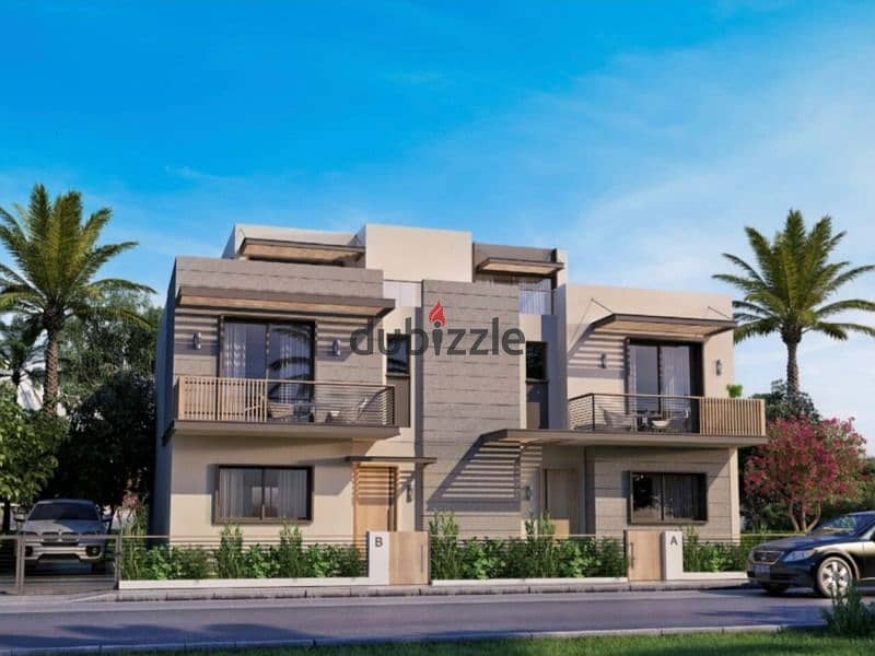 Own a two-bedroom apartment with a 5% down payment in the heart of New Sheikh Zayed *Hyde Park* Garden Lakes - equal installments | Garden Lakes 4