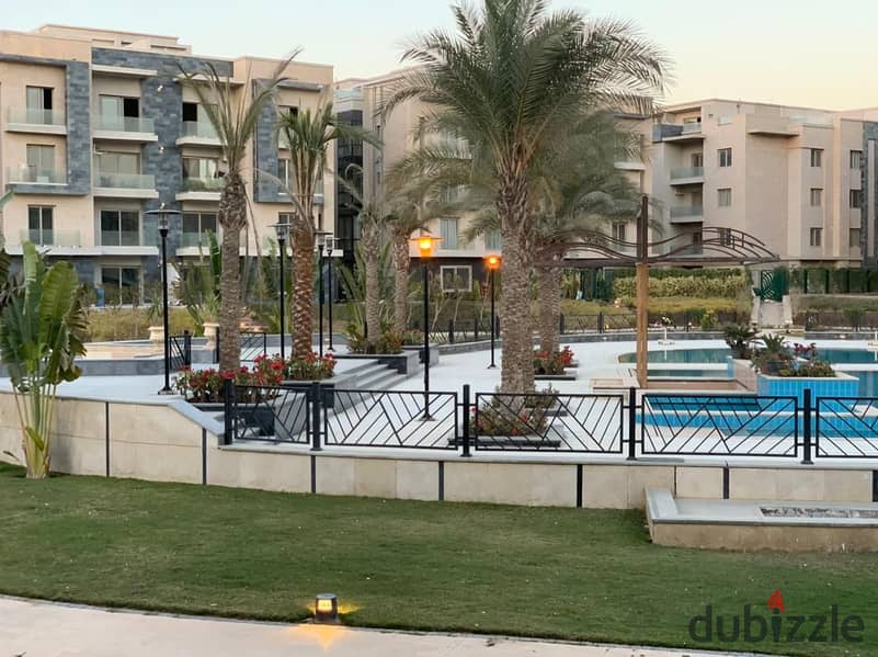 Own an apartment in equal installments ready to move with garden 70m in the Fifth Settlement _  fully finished _ 37% cash discount in Galleria 1