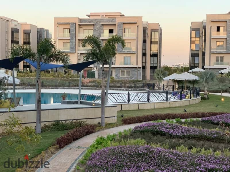 Own an apartment in equal installments ready to move with garden 70m in the Fifth Settlement _  fully finished _ 37% cash discount in Galleria 4