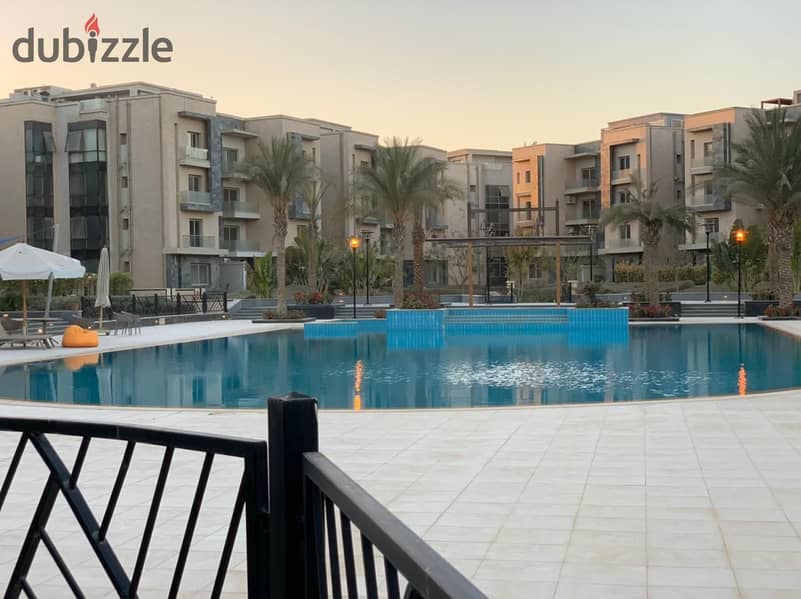 Own an apartment in equal installments ready to move with garden 70m in the Fifth Settlement _  fully finished _ 37% cash discount in Galleria 6