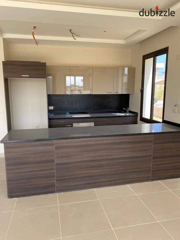 chalet for sale ready to move fully finshed with AC in Azha Village near from Porto Sokhna and lavista ,Zaafarana Road on the key 2