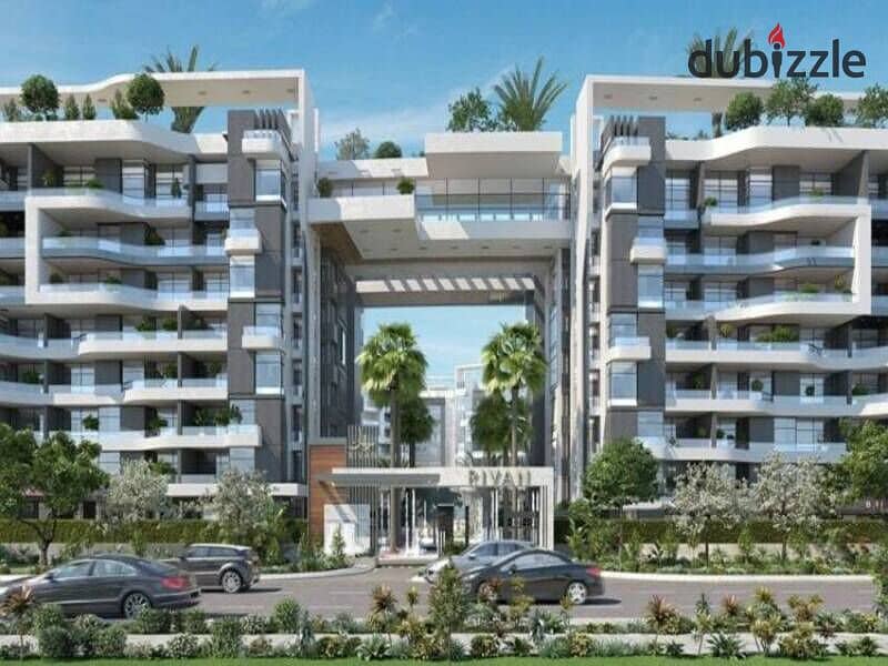 Apartment with a distinctive front facade and a large terrace, fully finished, Zed West Compound, Sheikh Zayed 5