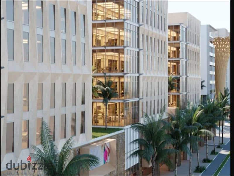 Apartment with a distinctive front facade and a large terrace, fully finished, Zed West Compound, Sheikh Zayed 7