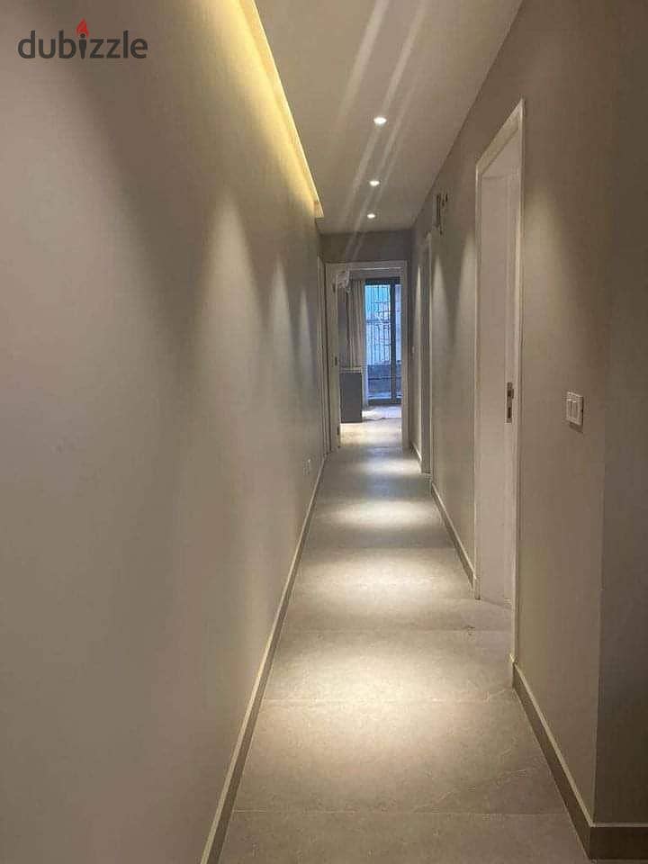 Directly from the owner, fully finished apartment with air conditioners at less than the company price in Dorra Village West Compound in the heart of 7