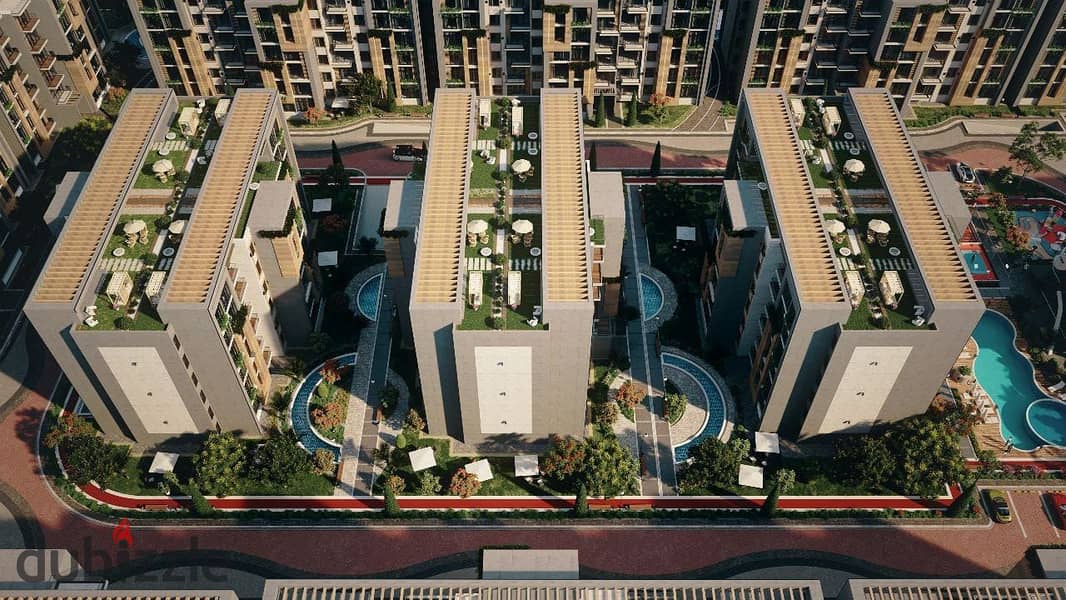 With only 10% down payment, own an apartment with equal installments systems in Valencia Compound in the heart of the Fifth Settlement _ Valencia 3