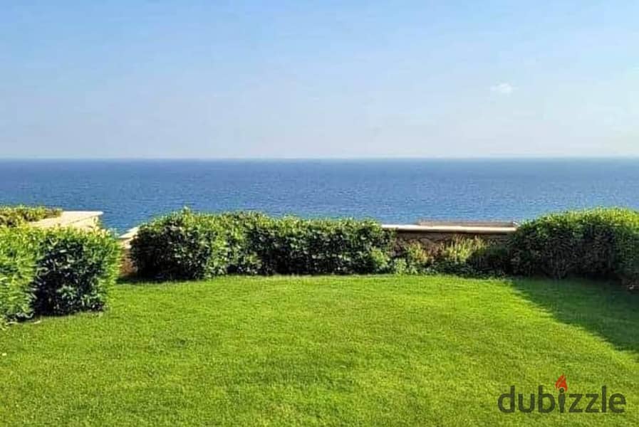 Chalet for sale sea view, Ain Sokhna Hills a special price, 130m sand beach, fully finished near Porto Sokhna, Zaafarana Road 8 years installments 3