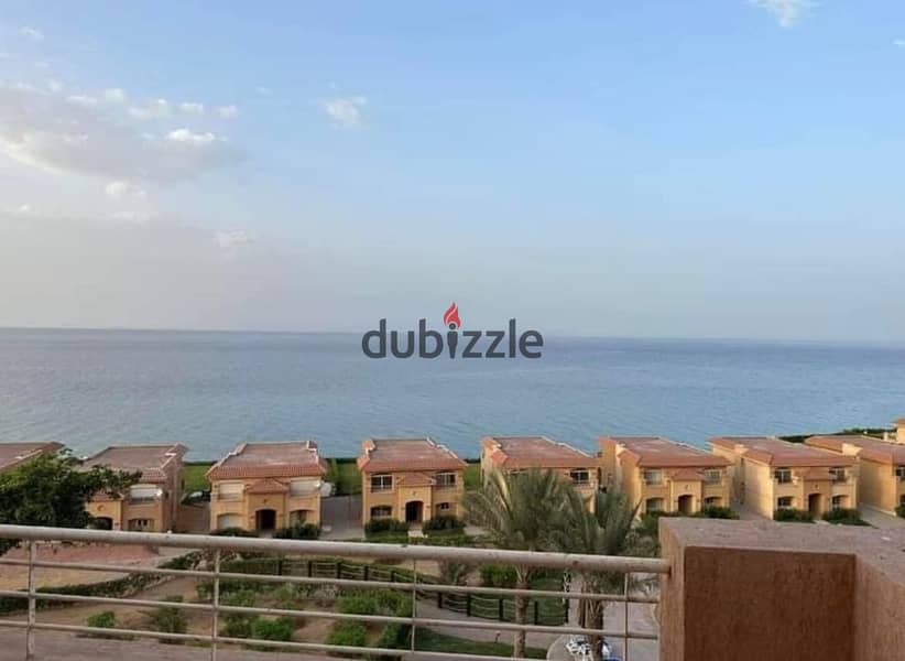 Chalet for sale sea view, Ain Sokhna Hills a special price, 130m sand beach, fully finished near Porto Sokhna, Zaafarana Road 8 years installments 4