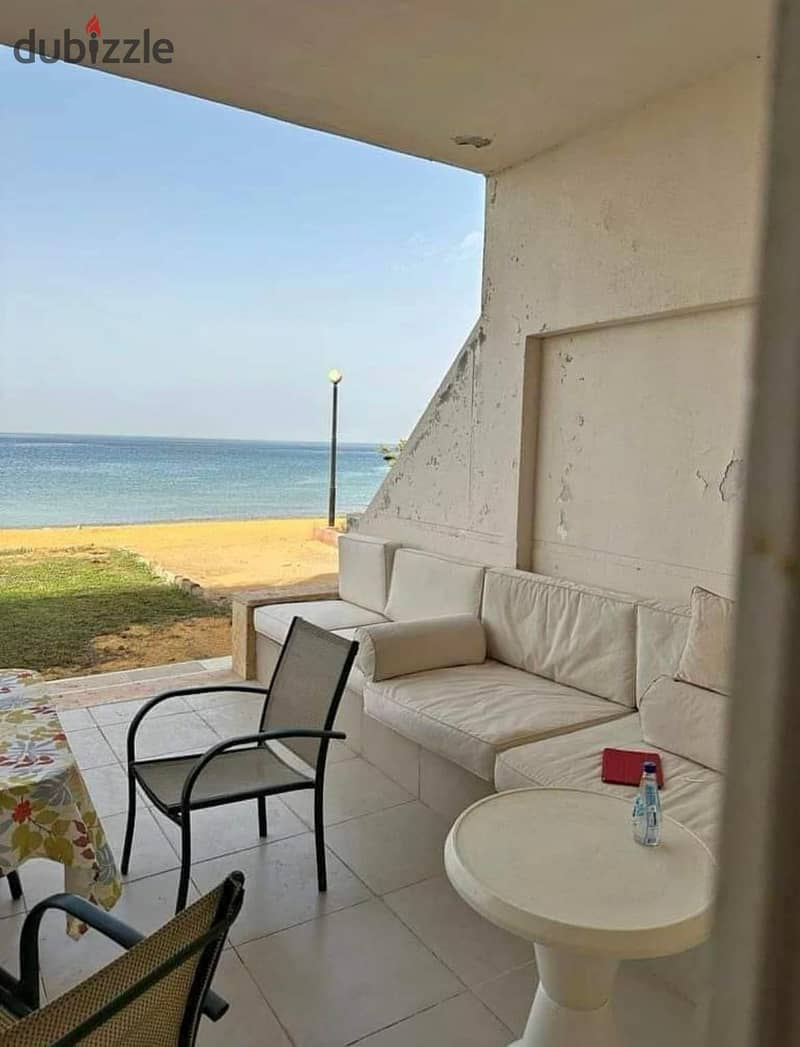 Chalet for sale sea view, Ain Sokhna Hills a special price, 130m sand beach, fully finished near Porto Sokhna, Zaafarana Road 8 years installments 6