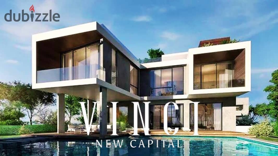 Own an apartment in Garden City with ready to move for a limited period with Misr Italia with a special discount in the Administrative Capital Vinci 1