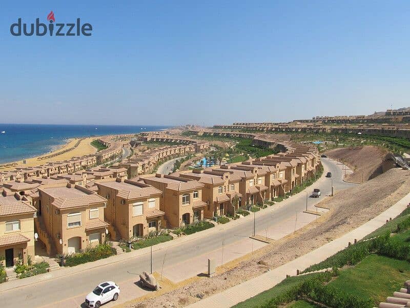 Chalet for sale in Telal El Sokhna village, Telal View directly on the sea, overlooking the sea, wall in wall with La Vista, Zaafarana Road, 5 minutes 3