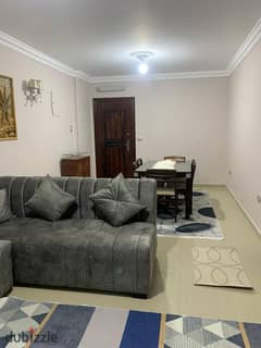 Furnished apartment for rent in Madinaty, ground floor + garden view, B7 0