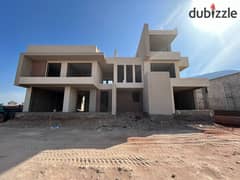 Own a fully finished twin house directly on the sea with a 33% discount on cash in Ain Sokhna & a 10% down payment in Majada El Galala _ Majada _ Iwan