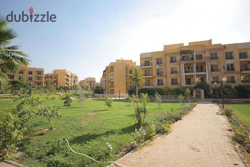 Apartment for sale + garden elkhamayel compound 14