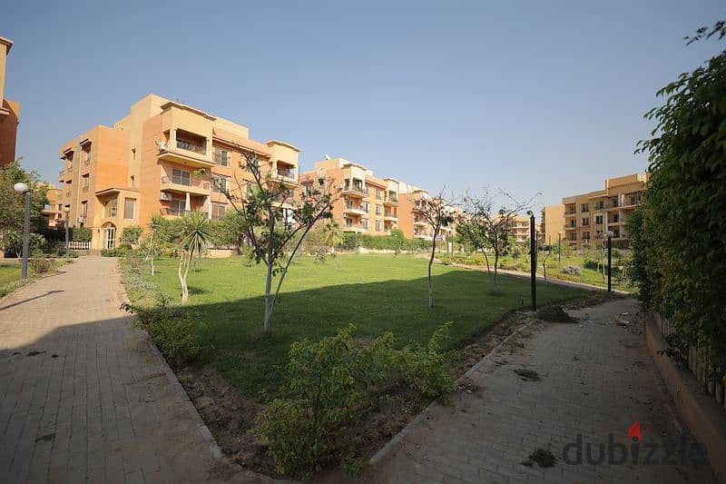 Apartment for sale + garden elkhamayel compound 16