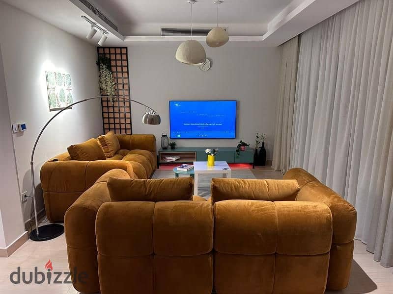 Apartment for rent in Cairo Festival City- Living Fully furnished 3