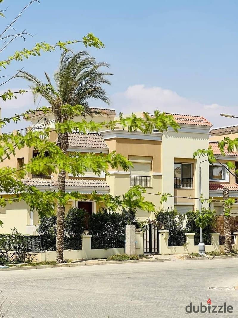 ٍStand Alone villa for sale in Sarai Compound, in front of Madinaty, minutes from the Fifth Settlement and AUC 1