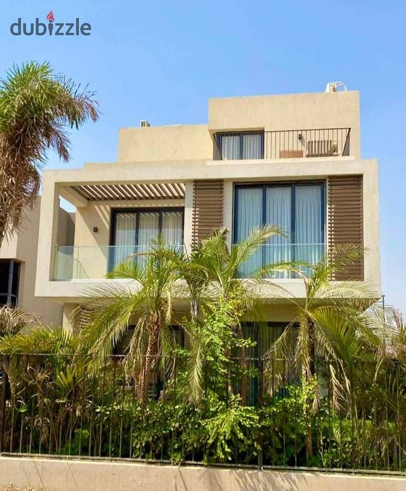 Villa for sale in the settlement in front of Cairo Airport, directly on the Suez Road and in front of the Kempinski Hotel 1