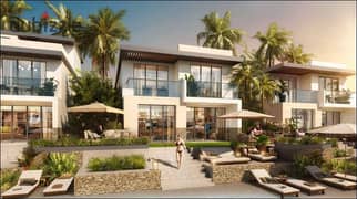 Villa twin house  for sale, first row, ultra super luxury finishing + air conditioners at the price of the living room in Silver Sands, North Coast, b 0