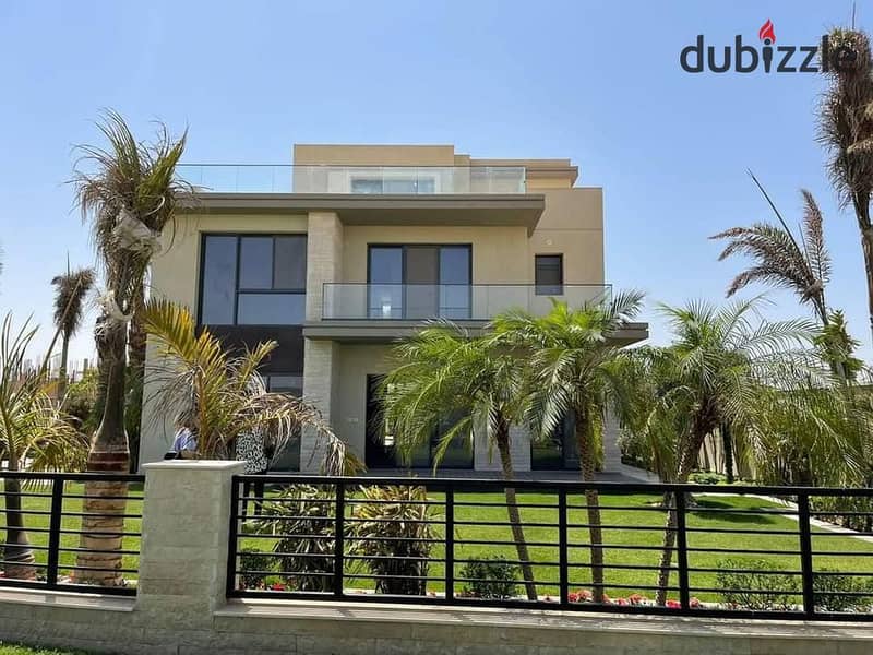 ready to move in the estates sodic Elsheikh zayed october villa for sale prime location with private pool in installment 3