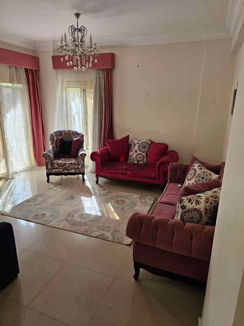 Furnished Apartment For Rent, Ground Floor With Garden, 154 Square Meters In Acacia Compound, First Occupancy 8