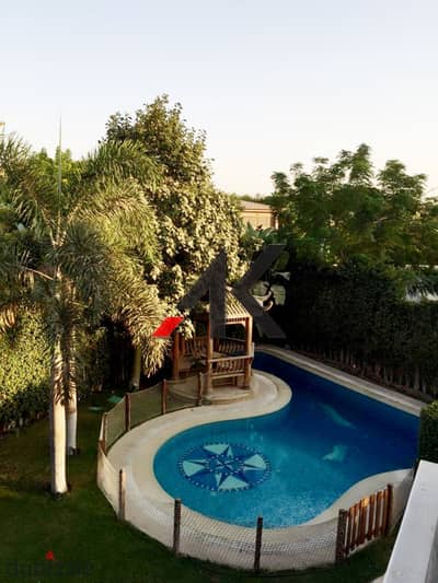 Luxury Furnished Stand Alone with pool For Sale in Lake View - New Cairo