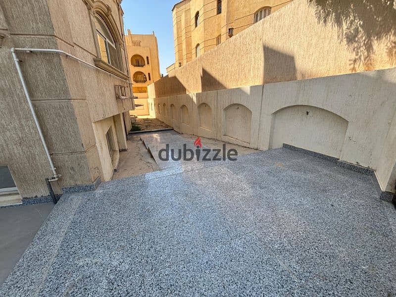 230 m OFFICE with AC for rent, fully finished, with a 230 m garden,7th  District, Sheikh Zayed, excellent location, very close to 26 July  Axis 6