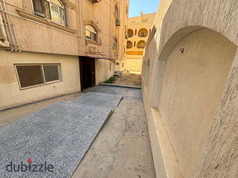 230 m OFFICE with AC for rent, fully finished, with a 230 m garden,7th  District, Sheikh Zayed, excellent location, very close to 26 July  Axis 7