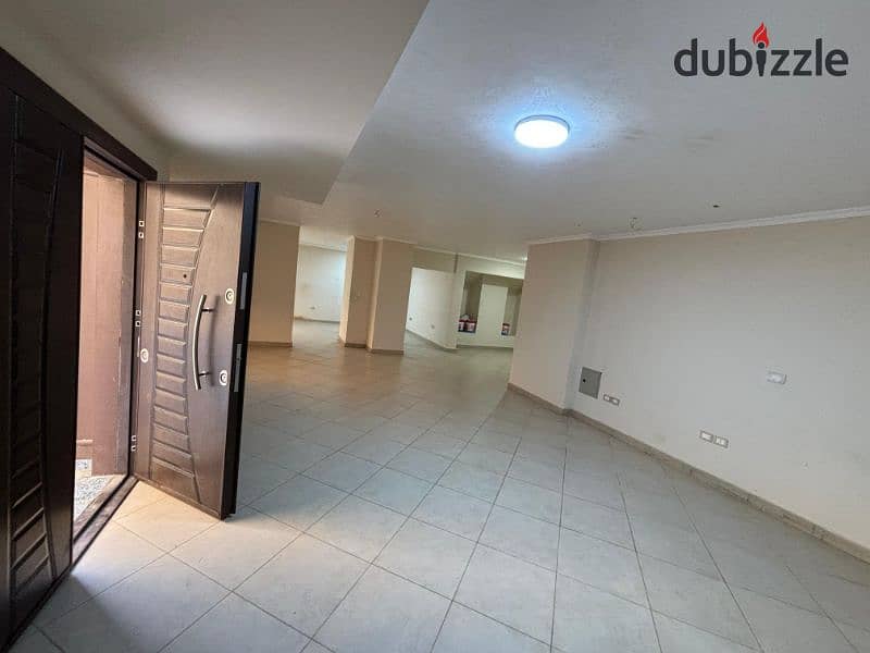 230 m OFFICE with AC for rent, fully finished, with a 230 m garden,7th  District, Sheikh Zayed, excellent location, very close to 26 July  Axis 9