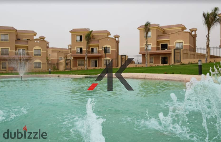 Prime Location Twin L495m. For Sale in Les Rois - New Cairo 1