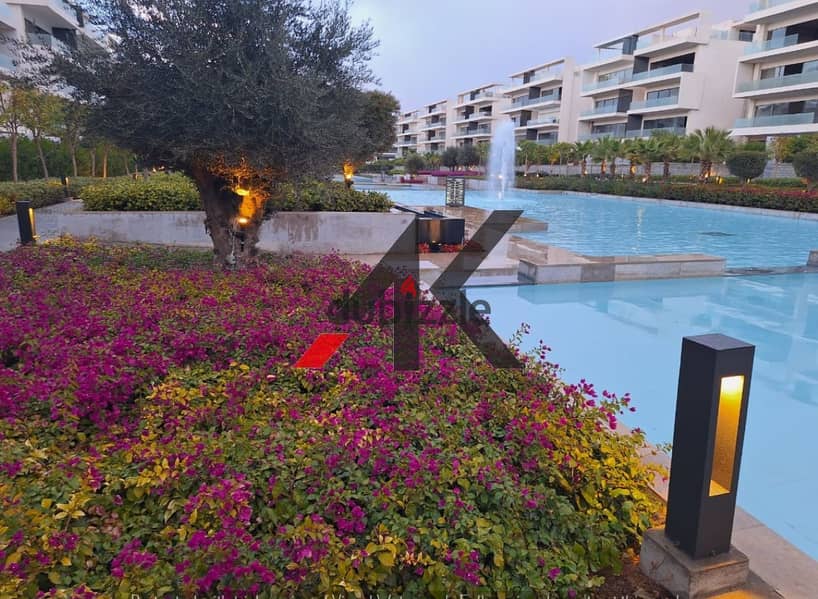 installment Finished Apartment With pool For Sale in Lake View Residence - New Cairo 11