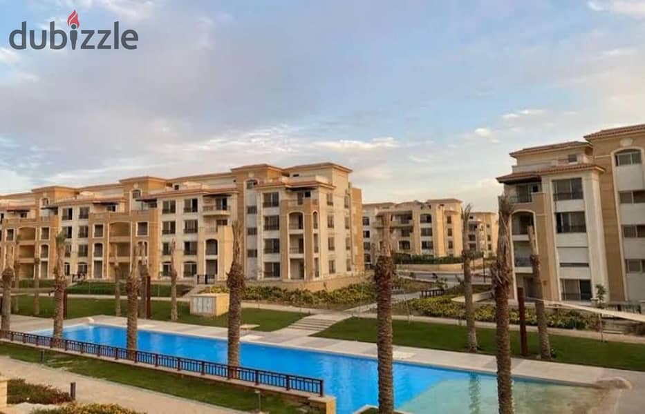 Semi Finished Apartment for sale in Stone Residence New Cairo Compound, immediate delivery, distinctive view 3