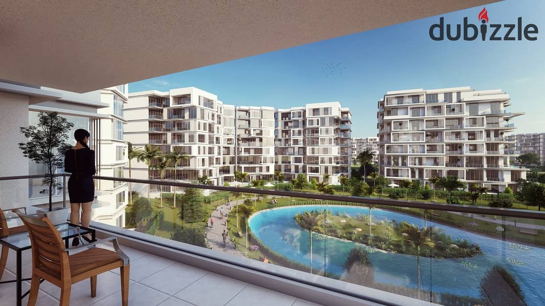 Book a semi-finished apartment of 117 square meters in the Entrada Compound in the Administrative Capital, next to the British University on the centr 0