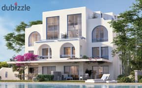 Pay at your convenience with a 10% down payment and installments over 8 years for a 190sqm twin house with super deluxe finishing in Sidi Abdel Rahman 0