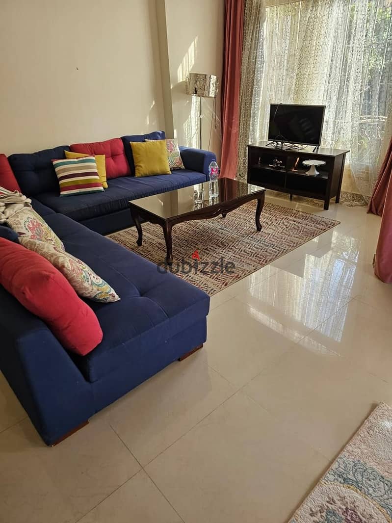 Furnished apartment for rent in Acacia Compound, close to Al-Rehab, the first residence 3