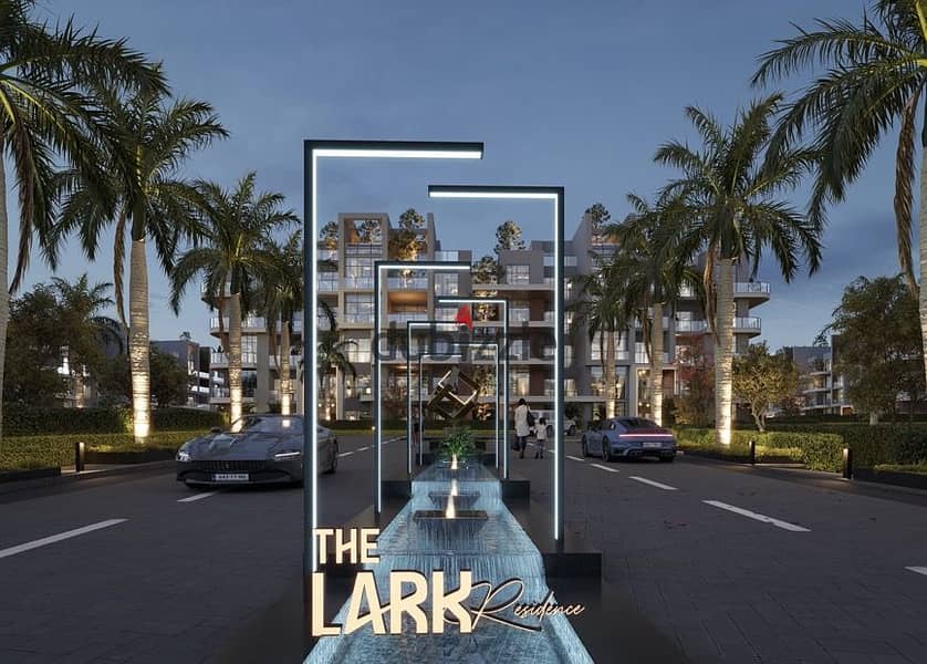 Own a 208 sqm duplex with a 10% down payment and equal installments over 8 years in the largest compound in the Fifth Settlement, The Lark. 4