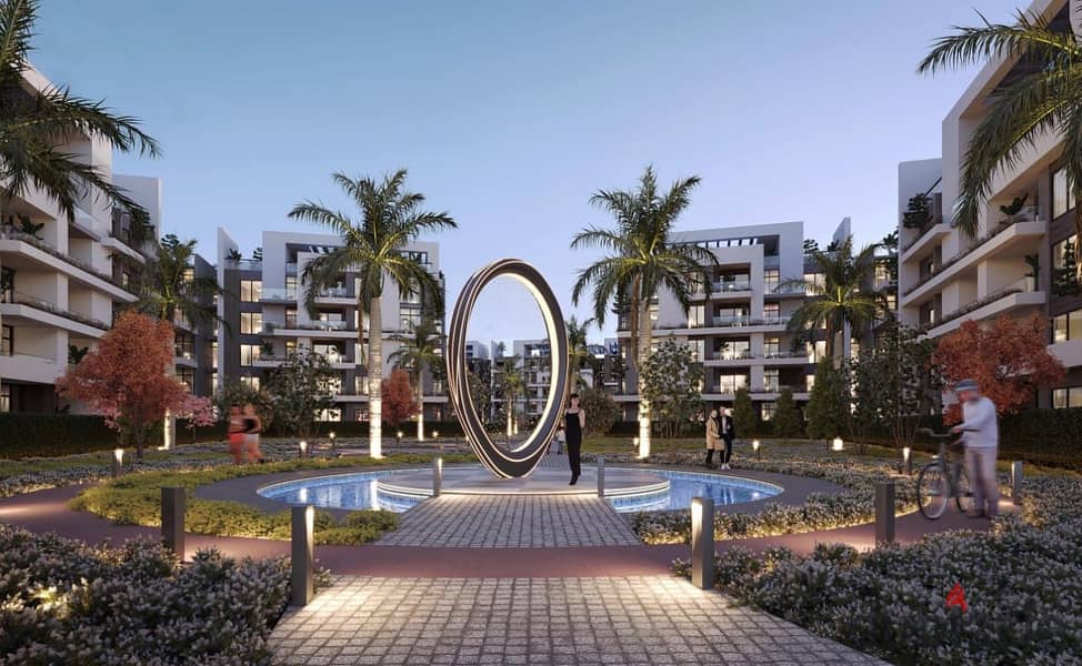 Apartment for sale on Suez Road directly in front of Madinaty next to La Vista in Palm Island Compound, installments up to 10 years 15