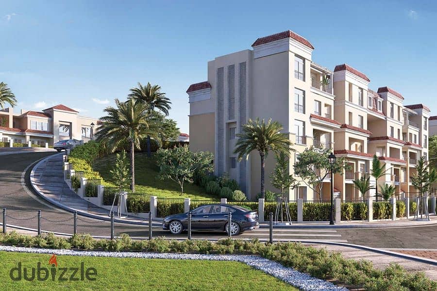 With a 5% down payment, own an apartment in Sarai Compound, New Cairo, installments over 8 years 8