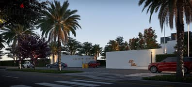 Villa area of ​​​​350 square meters with a garden of 246 square meters in the Rio compound, Sheikh Zayed, in Basin 9, near the services area 0